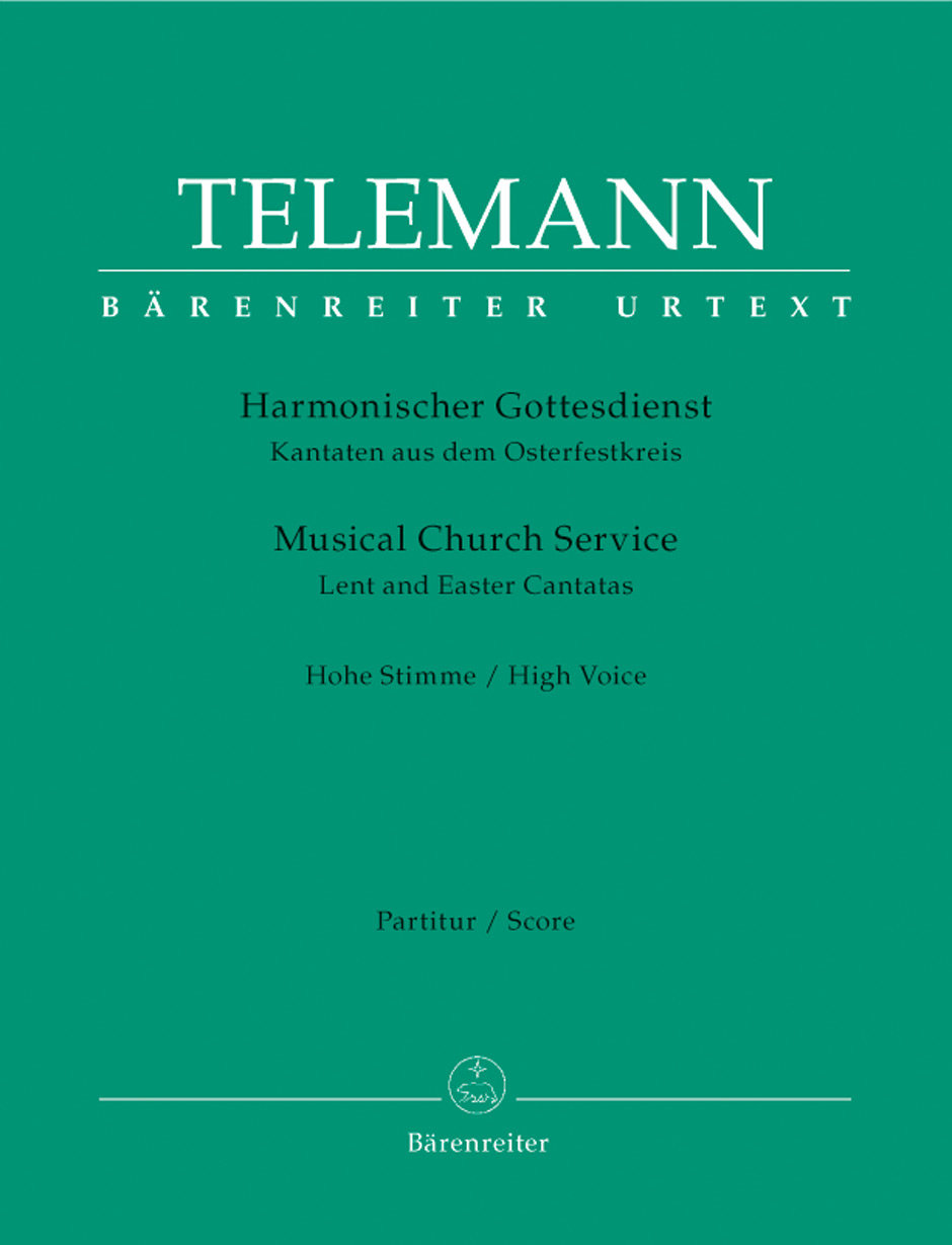 TELEMANN G.P - MUSICAL CHURCH SERVICES CANTATAS (VOZ ALTA) PARTITURA