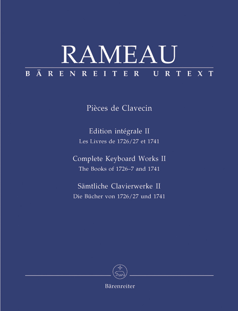 RAMEAU J.P. - PIEZAS DE CLAVECIN V.2 (1726/27 Y 1741) URTEXT