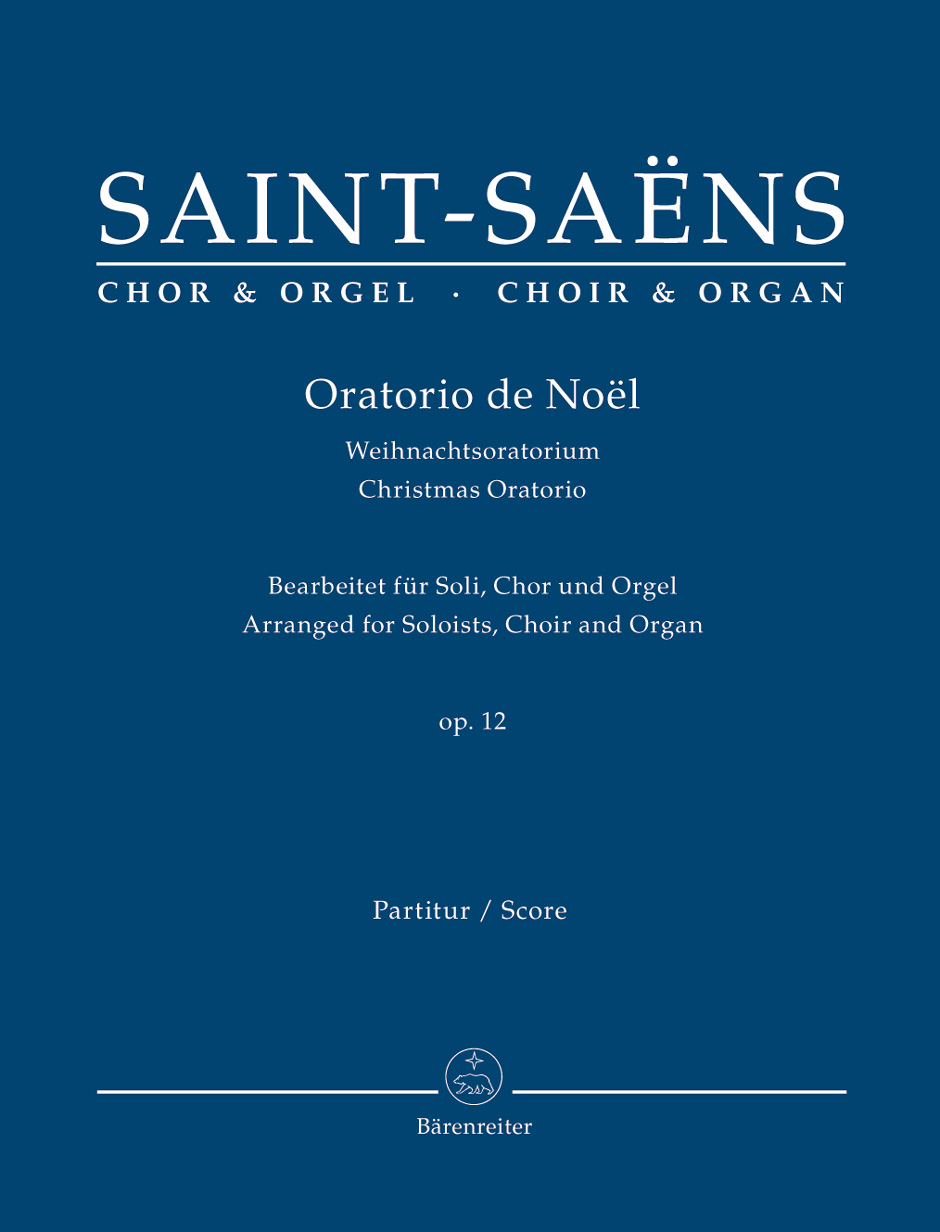 SAINT SAENS C. - ORATORIO DE NOEL OP.12 PARTITURA URTEXT