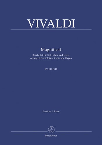 VIVALDI A. - MAGNIFICAT - RV.610A/611 URTEXT - SOLISTA CORO Y ORGANO