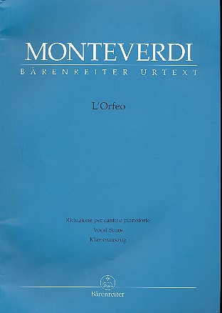MONTEVERDI C. - ORFEO (CP) URTEXT