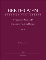 BEETHOVEN L.V. - SINFONIA Nº 2  RE M OP36 URTEXT DIRECTOR