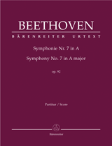 BEETHOVEN L.V. - SINFONIA Nº 7 LA M OP.92 URTEXT DIRECTOR