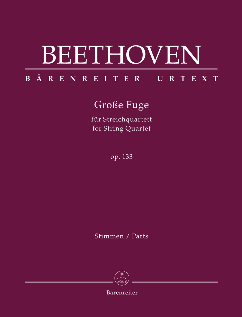 BEETHOVEN L.V. - GRAN FUGA OP.133 URTEXT (CUARTETO DE CUERDA) PARTITURA Y PARTES