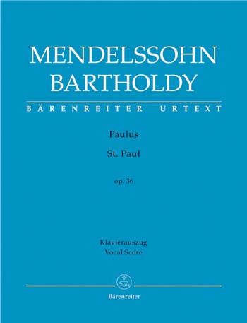 MENDELSSOHN F. - SAN PABLO OP.36 (CP) URTEXT