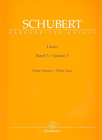 SCHUBERT F. - LIEDER V.5 VOZ AGUDA URTEXT