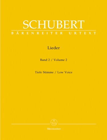 SCHUBERT F. - LIEDER V.2 VOZ GRAVE URTEXT