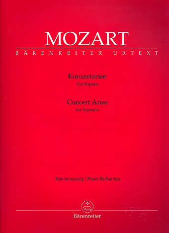 MOZART W.A. - ARIAS DE CONCIERTO SOPRANO (URTEXT)
