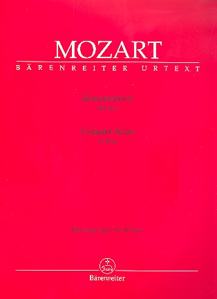 MOZART W.A. - ARIAS CONCIERTO BAJO URTEXT