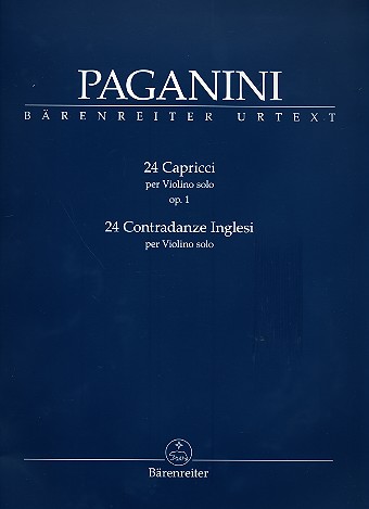 PAGANINI N. - CAPRICHOS OP.1 (24) URTEXT VIOLIN