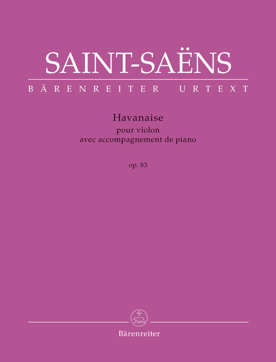 SAINT SAENS C. - HABANERA OP.83 URTEXT (V/P)