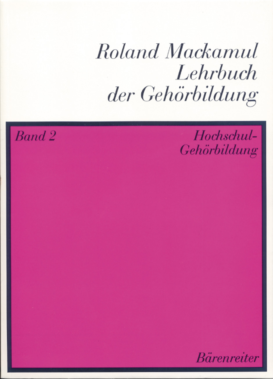 MACKAMUL R. - LEHRBUCH DER GEHORBILDUBNG V.2