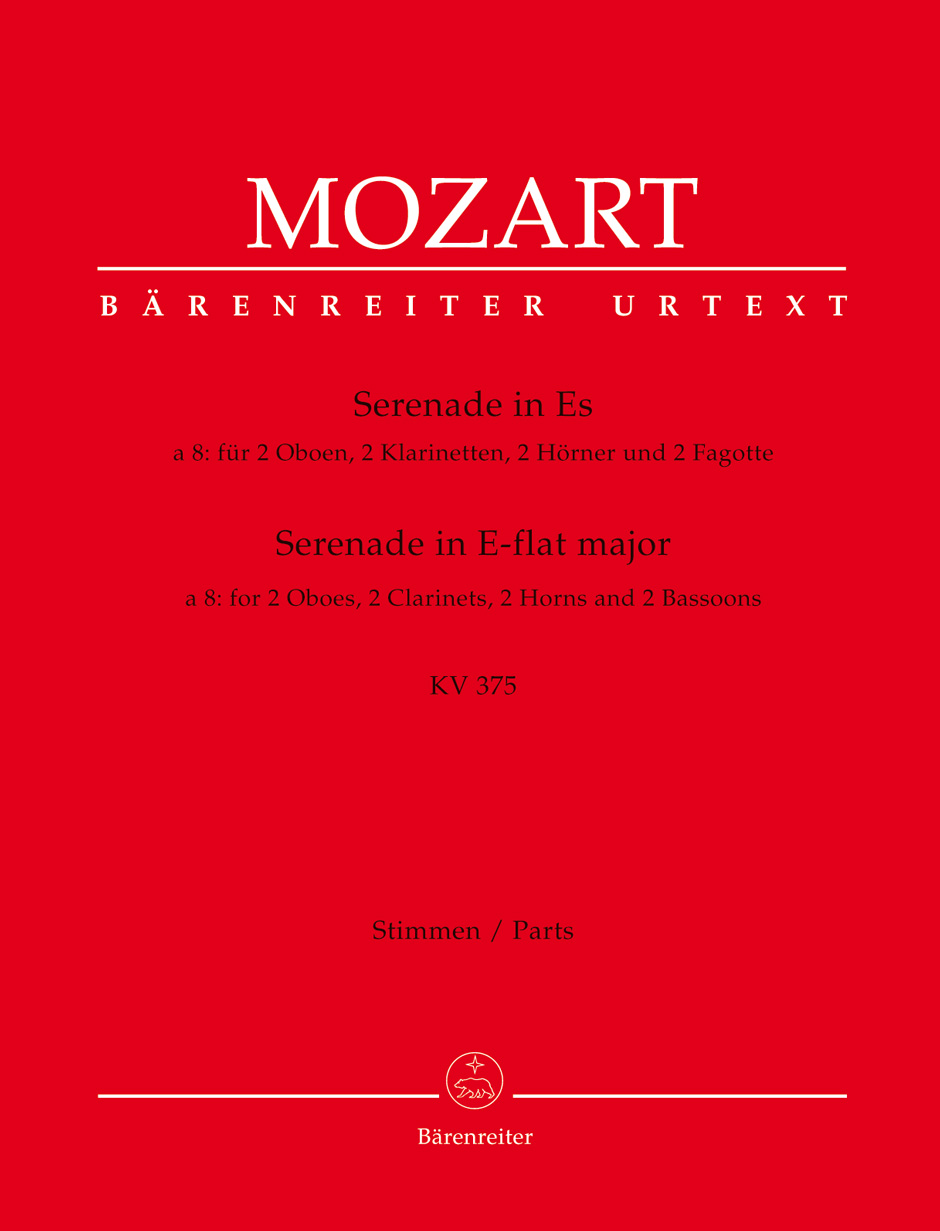MOZART W.A. - SERENADE MIb M URTEXT(TB)2OB/2CL/2TR/2FG - KV.375