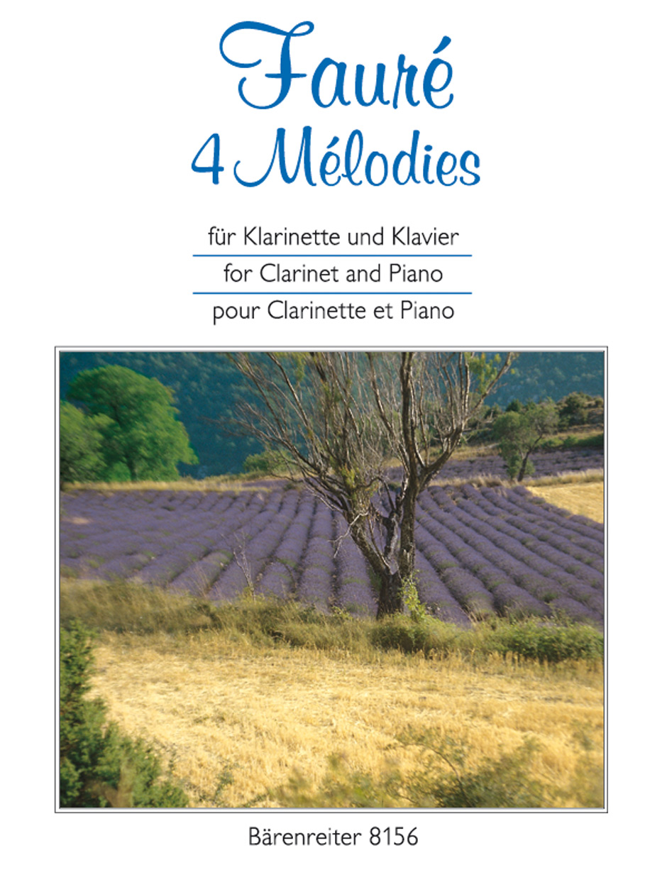 FAURE G. - MELODIAS (4) CLARINETE Y PIANO