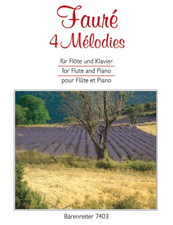 FAURE G. - MELODIAS (4) -FLAUTA Y PIANO