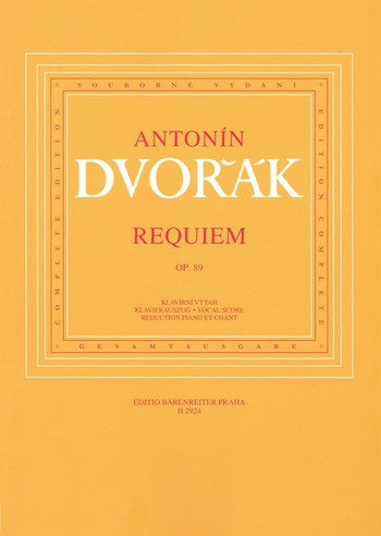 DVORAK A. - REQUIEM OP.89 (CP) URTEXT