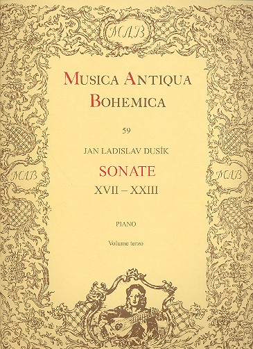 DUSEK F.X. - SONATAS COMPLETAS PIANO V.3 SONATAS XVII-XXIII