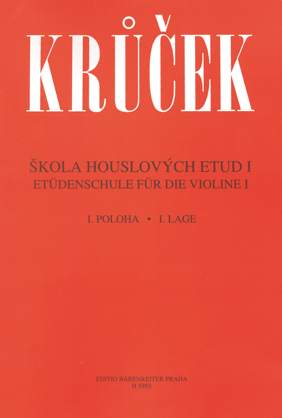 KRUCEK V.- ESCUELA DE ESTUDIOS DE VIOLIN V.1