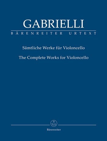 GABRIELLI D. - OBRA COMPLETA VIOLONCHELO