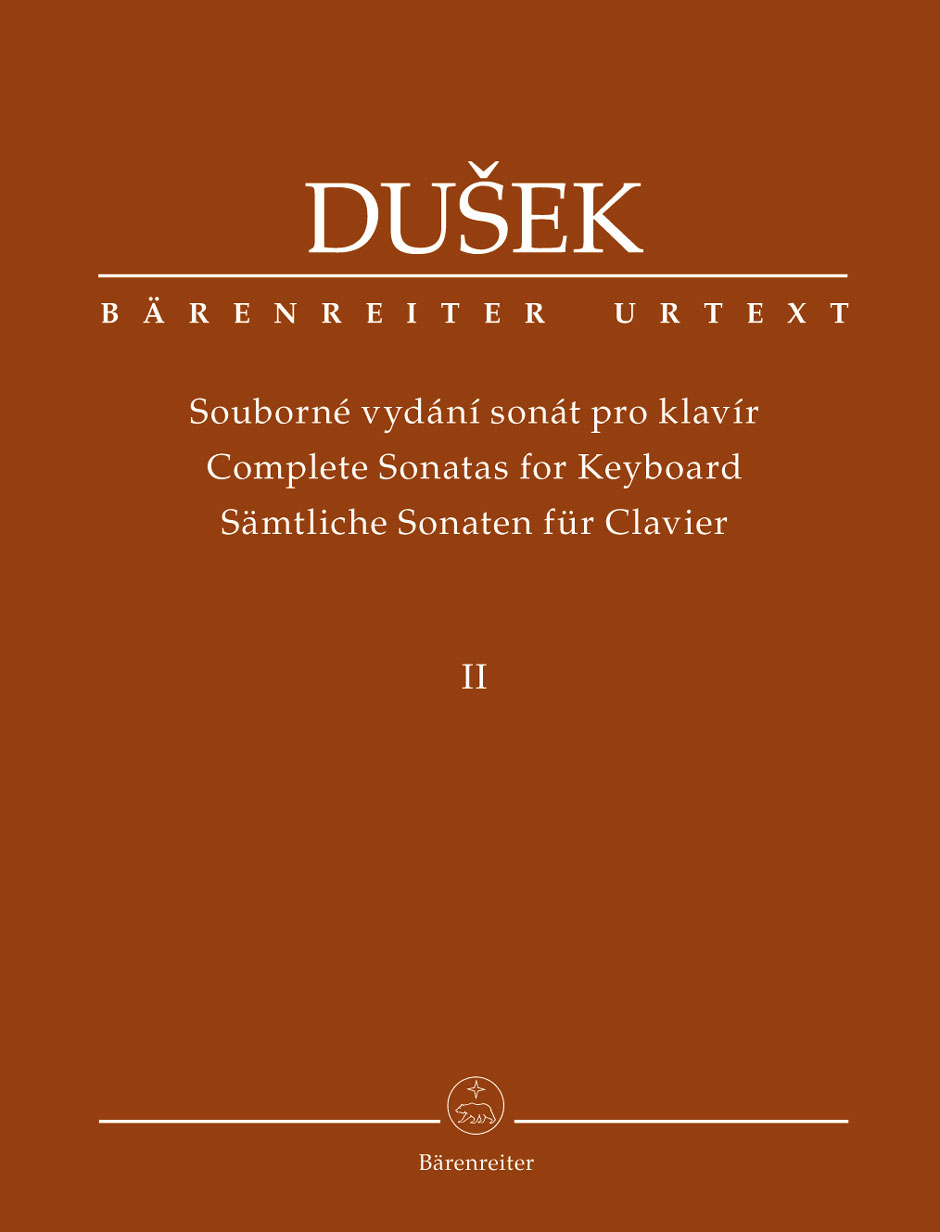 DUSEK F.X. - SONATAS COMPLETAS PIANO V.2 URTEXT