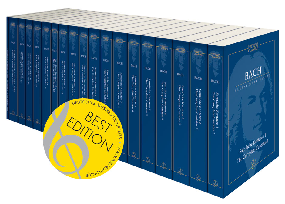 BACH J.S. - THE COMPLETE CANTATAS, CHORALES AND MOTETS  (en 19 Volumenes) URTEXT