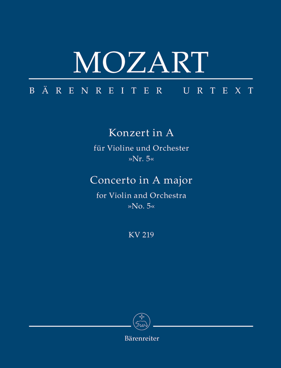 MOZART W.A. - CONCIERTO Nº5 LA M URTEXT - KV.219 BOLSILLO