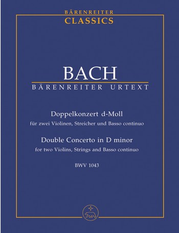 BACH J.S. - DOBLE CONCIERTO RE m BWV 1043 URTEXT BOLSILLO