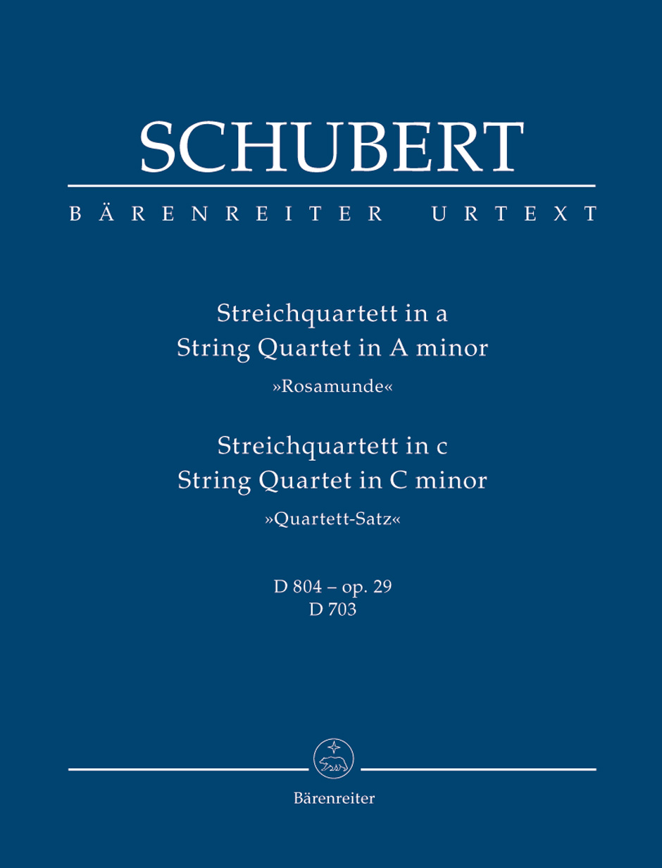 SCHUBERT F. - CUARTETO CUERDA DO m D 804 OP.29 (BOLSILLO) URTEXT