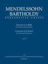 MENDELSSOHN F. - CONCIERTO MI m OP.64 URTEXT - PARTITURA BOLSILLO