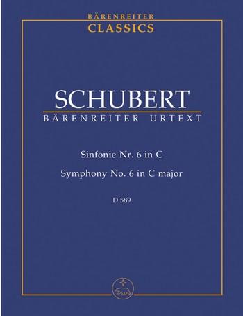 SCHUBERT F. - SINFONIA Nº6 DO M D589 URTEXT