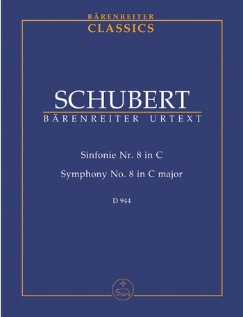 SCHUBERT F. - SINFONIA Nº 8 DO M D944 URTEXT