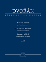 DVORAK A. - CONCIERTO LAm OP.53 VIOLIN Y ORQUESTA URTEXT (BOLSILLO)