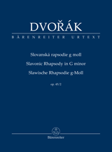 DVORAK A. - RAPSODIA ESLAVA SOLm OP.45/2 URTEXT