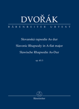 DVORAK A. - RAPSODIA ESLAVA SOLm OP.45/3 URTEXT