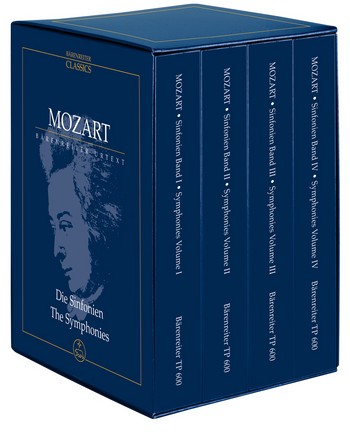 MOZART W.A.- SINFONIAS COMPLETAS (CAJA CON 4 VOLS) URTEXT