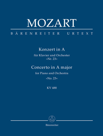 MOZART W.A. - CONCIERTO Nº23 LA M - KV.488 (BOLSILLO) URTEXT