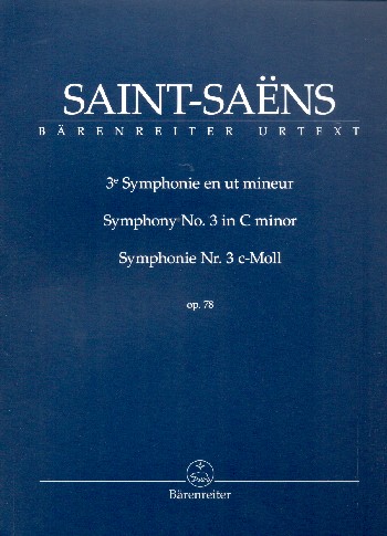 SAINT-SAENS C. - SINFONIA Nº 3 DOm URTEXT
