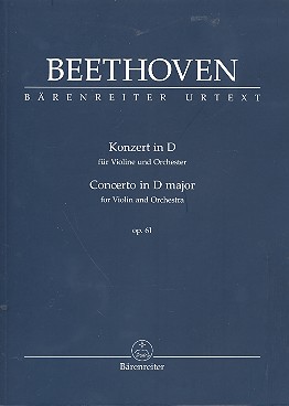 BEETHOVEN L.V. - CONCIERTO RE M VIOLIN OP.61 BOLSILLO 8URTEXT