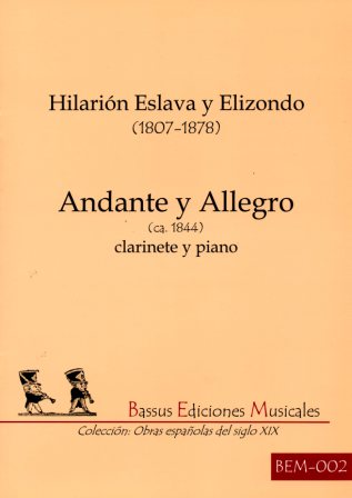 ESLAVA H. - ANDANTE Y ALLEGRO (1844)