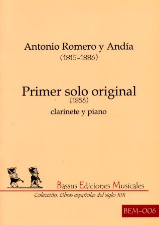 ROMERO A. - PRIMER SOLO ORIGINAL (1856)