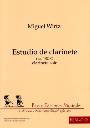 WIRTZ M. - ESTUDIO DE CLARINETE (ca.1808)