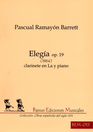 RAMAYON P. - ELEGIA OP.19 (1864) CLARINETE Y PIANO