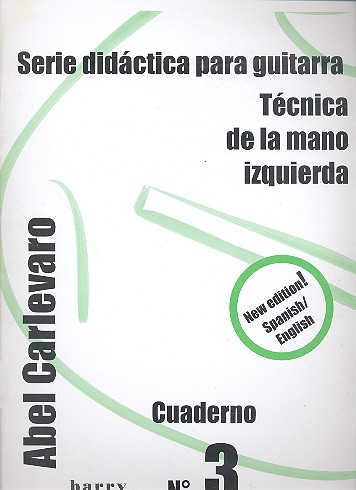 CARLEVARO A. - SERIE DIDACTICA V.3 TECNICA MANO IZDA. -