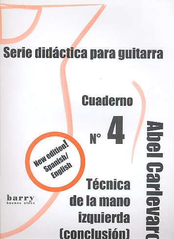 CARLEVARO A. - SERIE DIDACTICA V.4 TECNICA MANO IZDA. -