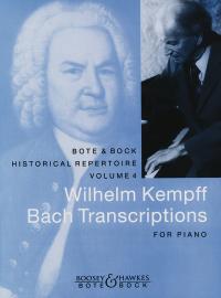 BACH J.S. - BACH- WILHELM KEMPFF TRANSCRIPCIONES