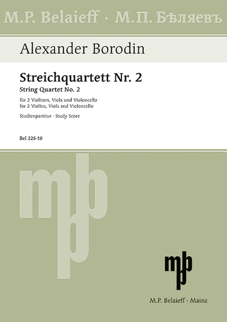 BORODIN A. - CUARTETO Nº2 REM (P.ESTUDIO)