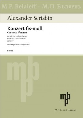 SCRIABINE A. - CONCIERTO FA# m - OP.20 PIANO Y ORQUESTA (DIRECTOR)