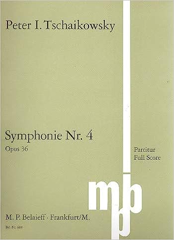 TCAHIKOVSKY P.I. - SINFONIA Nº4 FA m OP.36