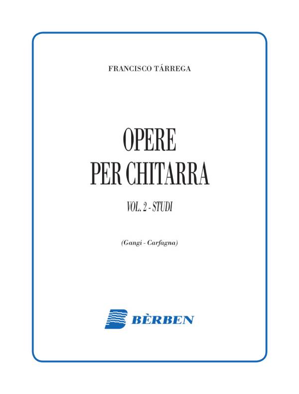 TARREGA F. - OBRA PARA GUITARRA V.2 (34 ESTUDIOS) -