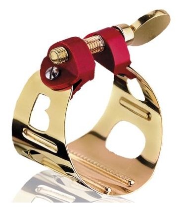 ABRAZADERA BOQUILLERO CLARINETE / SAXO ALTO - B.G.LD1 DUO. CHAPADA EN ORO